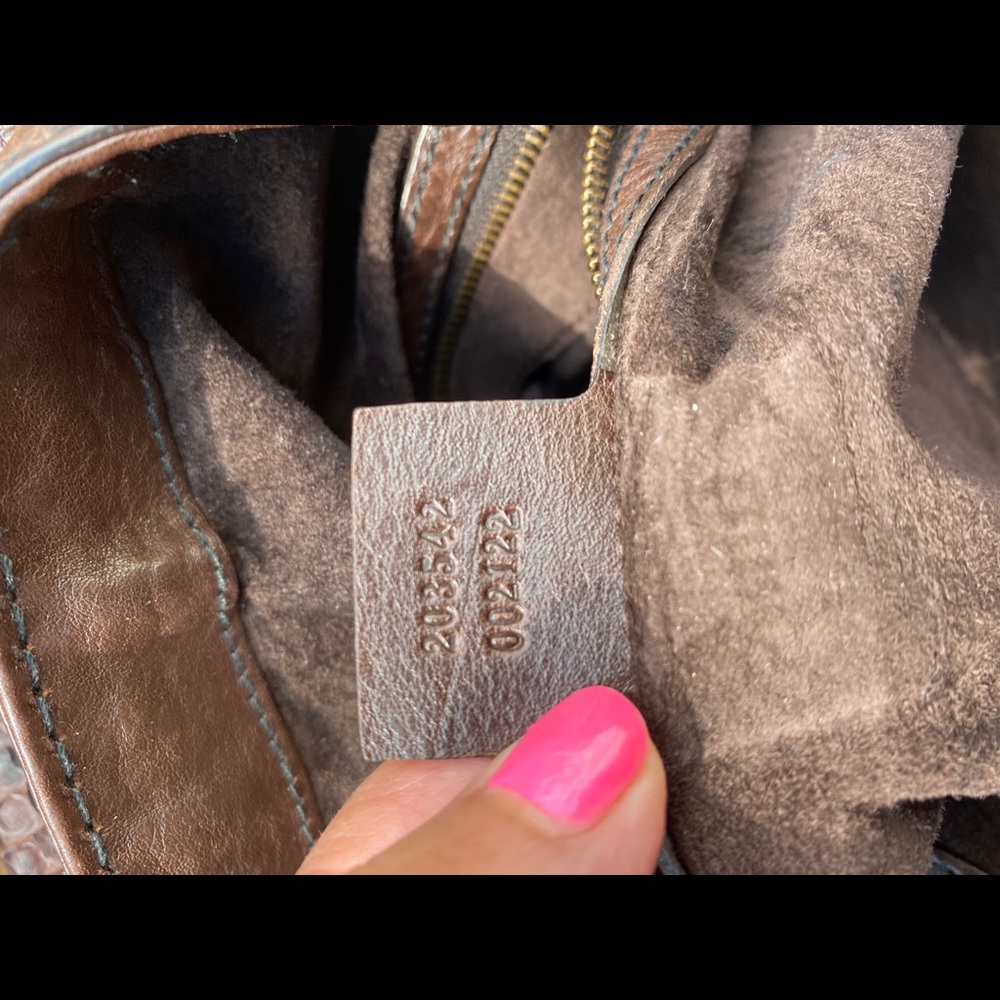 Authentic Gucci rare python bag/purse - Picture 8 of 13